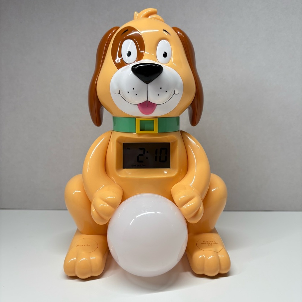 Big Red Rooster Dog Light Kids Sleep Training Alarm Clock BRRC105 8" Works